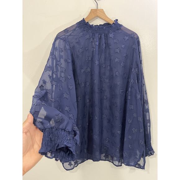 Romantic Victorian Fairy Y2K Dainty Peasant Top 3 Cottage Celestial Whimsical - Picture 1 of 13